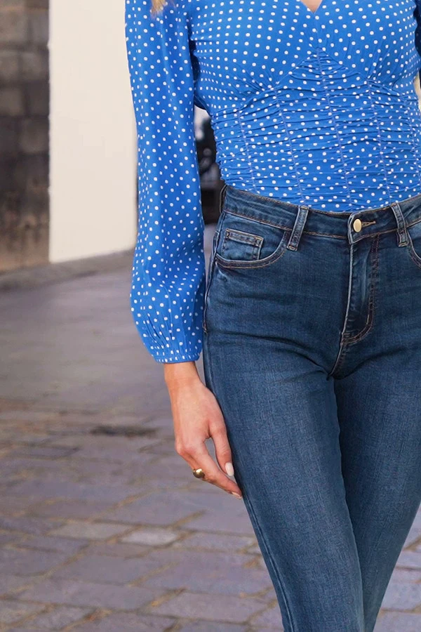 Mid Blue Sculpting Skinny Jeans - Image 5