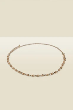 Gold Oval Chain Link Belt