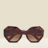 Tortoiseshell Angular Sunglasses