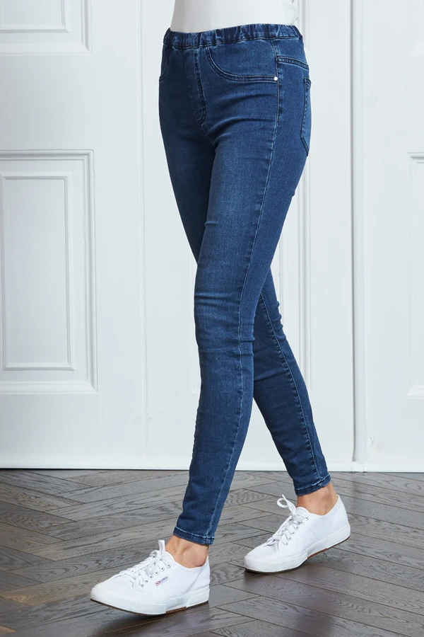 Mid Blue Perfect Jeggings - Image 3