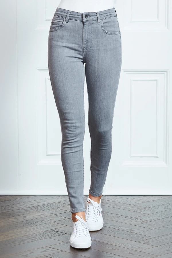 Light Grey Perfect Skinny Jeans - Image 7