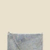 Silver Rhinestone Clutch Bag