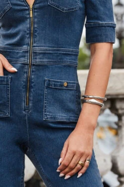 Silver Set Of Two Bangle Bracelets