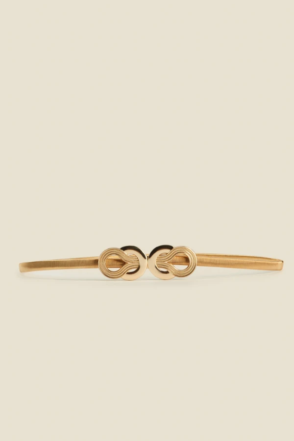 Gold Round Link Waist Belt - Image 3