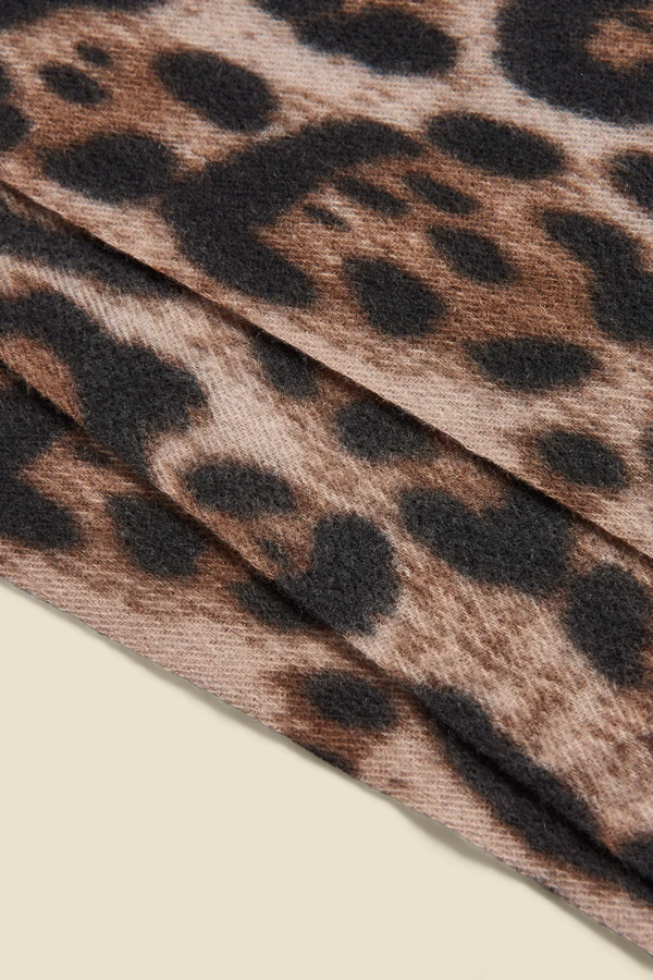 Leopard Print Super Soft Scarf - Image 3